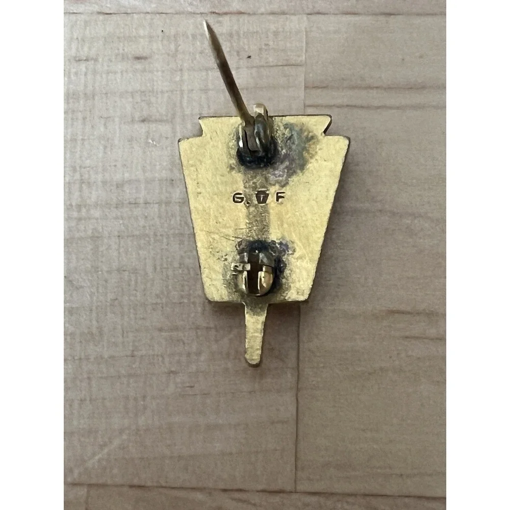 National Honor Society Lapel Pin Gold Filled Vtg Marked‎ T GF
